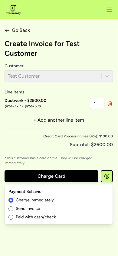 HVAC.money dashboard preview